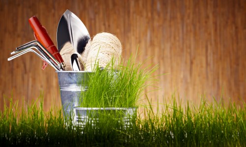Seasonal garden maintenance in Woodside Park with healthy lawns and planting